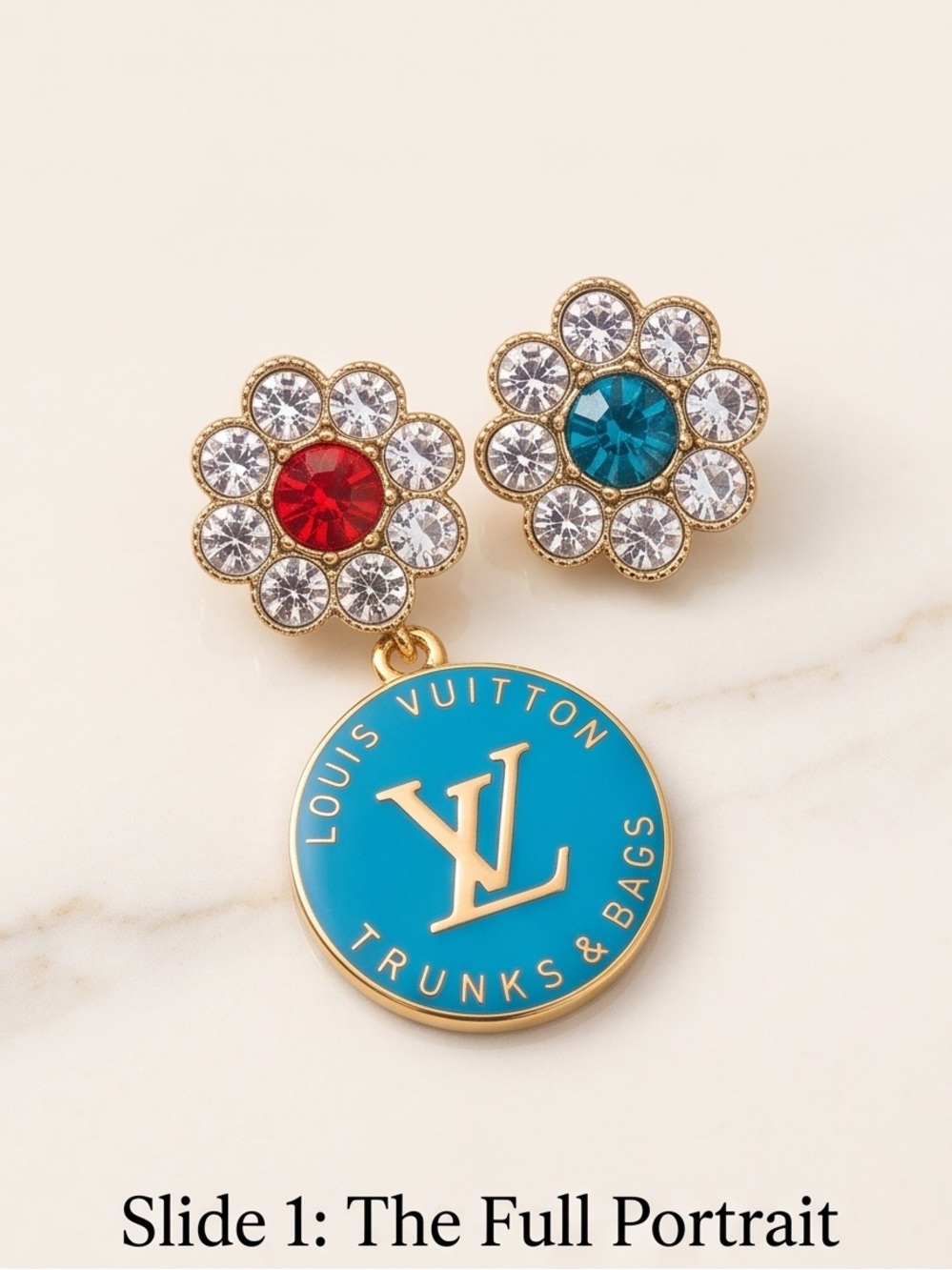 Unbranded Multicolor Crystal Trunks & Bags Earrings Charm mismatched earrings